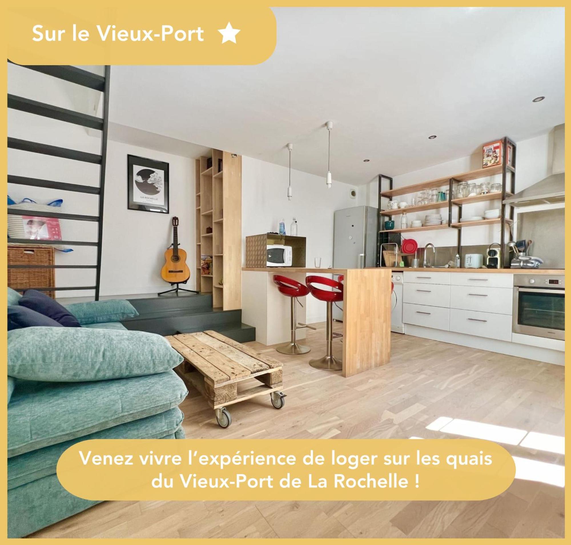 Appartement Sur Le Port - Duplex Cosy & Moderne Face Au Port - Wifi Gratuite - Parfaitement Equipe Ла-Рошель Экстерьер фото